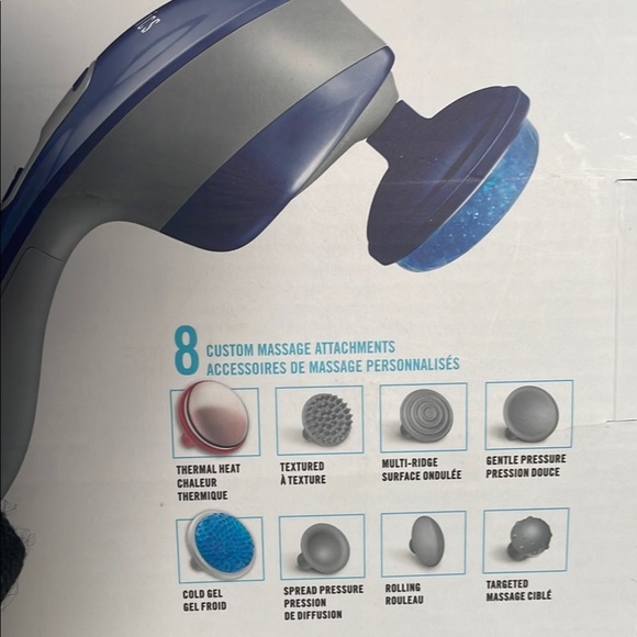 Homedics Blue and Gray Hot & Cold Massager - Picture 8 of 12